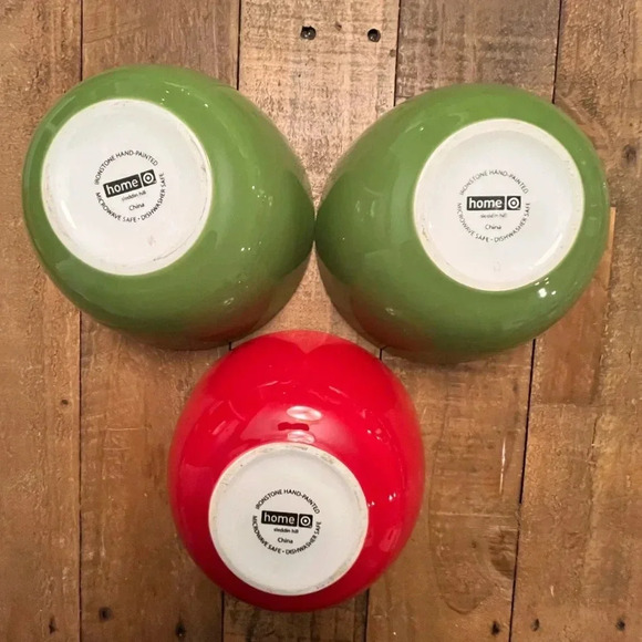 Set of Three Ceramic Bowls - Picture 4 of 4